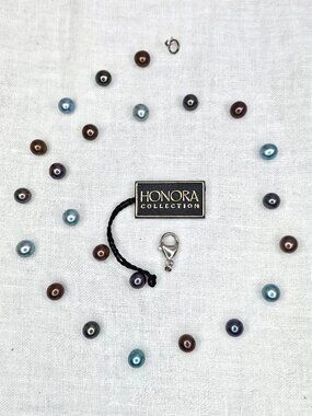 NWT Honora Collection Floating Pearl Illusion Princess Necklace 18" Multicolor
